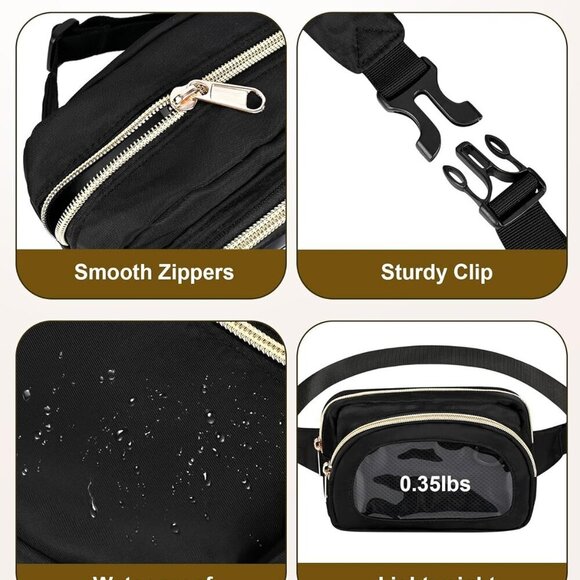 Clear Trading Bag Women Waterproof Crossbody Organizer for Pins Travel
